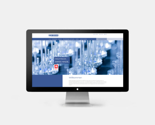 BC-TECH AG Webseite Folgeseite