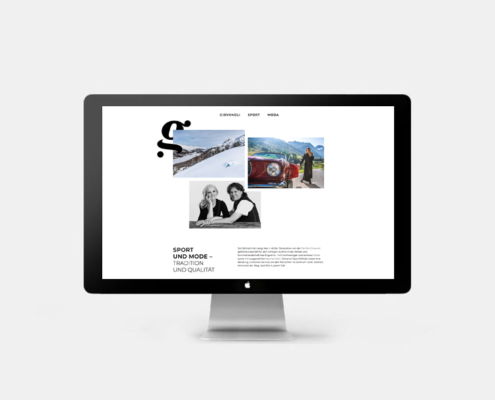 Giovanoli Sport & Moda Sils Webseite Startseite