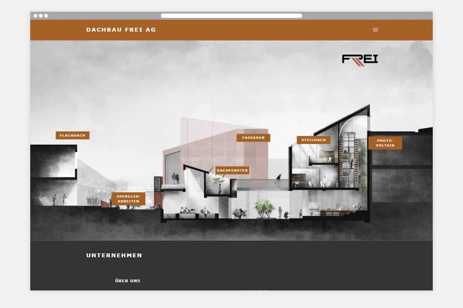 Dachbau Frei Webseite Startseite