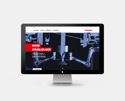 Roxor Webseite Startseite