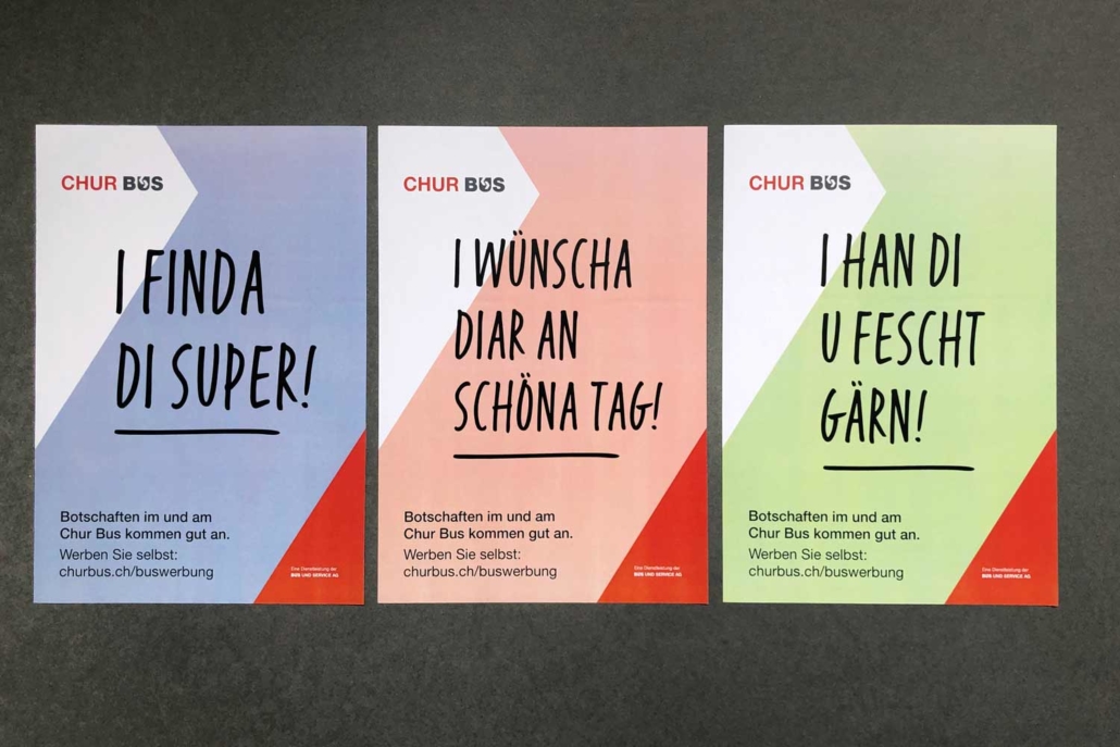Plakate Bus und Service AG Chur