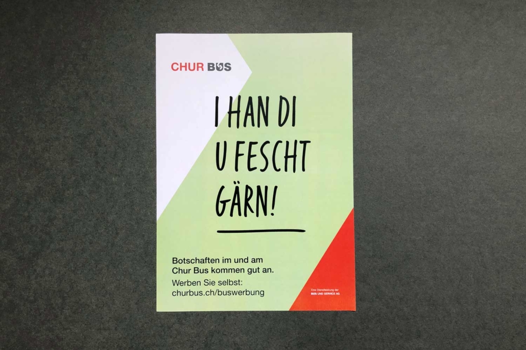 Plakate Bus und Service AG Chur