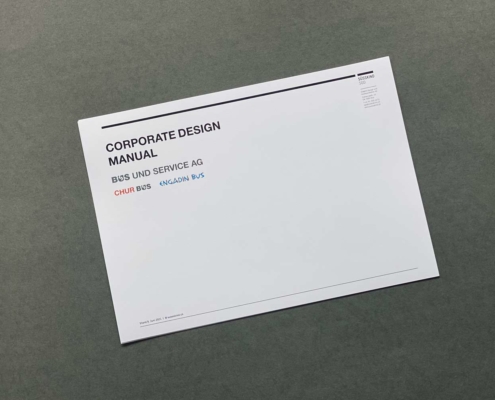 Corporate Design Manual Bus und Service AG
