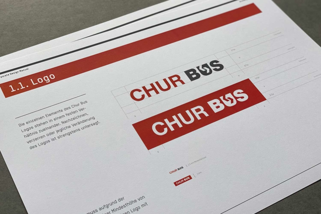 Corporate Design Manual Bus und Service AG | Chur Bus Logo