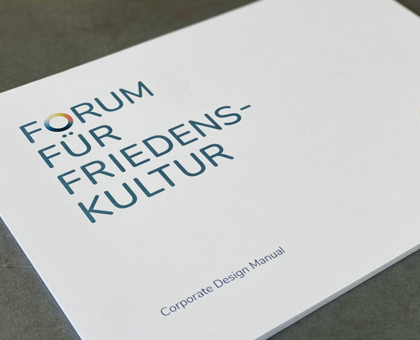Corporate Design Manual Forum für Friedenskultur