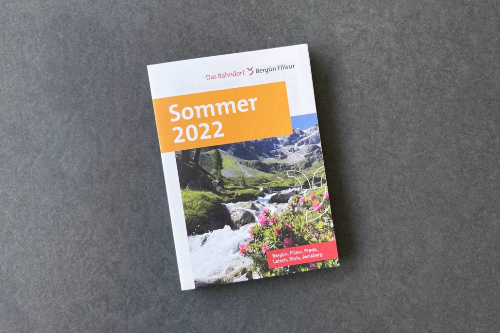 Bergün Sommerfaltkarte 2022