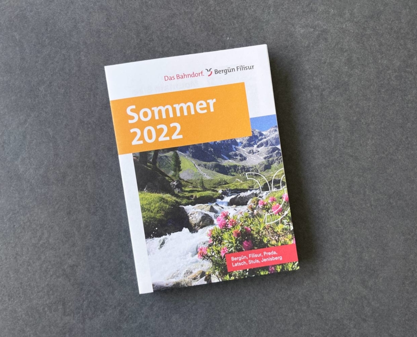 Bergün Sommerfaltkarte 2022